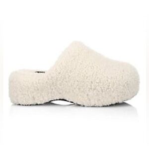 Simon Miller Faux Shearling Bubble Clog- Sz 40/10 NEW